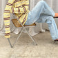 POS Knitted Striped Polo Longsleeve Yellow