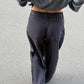 Baggy Wide Leg Pants Navy