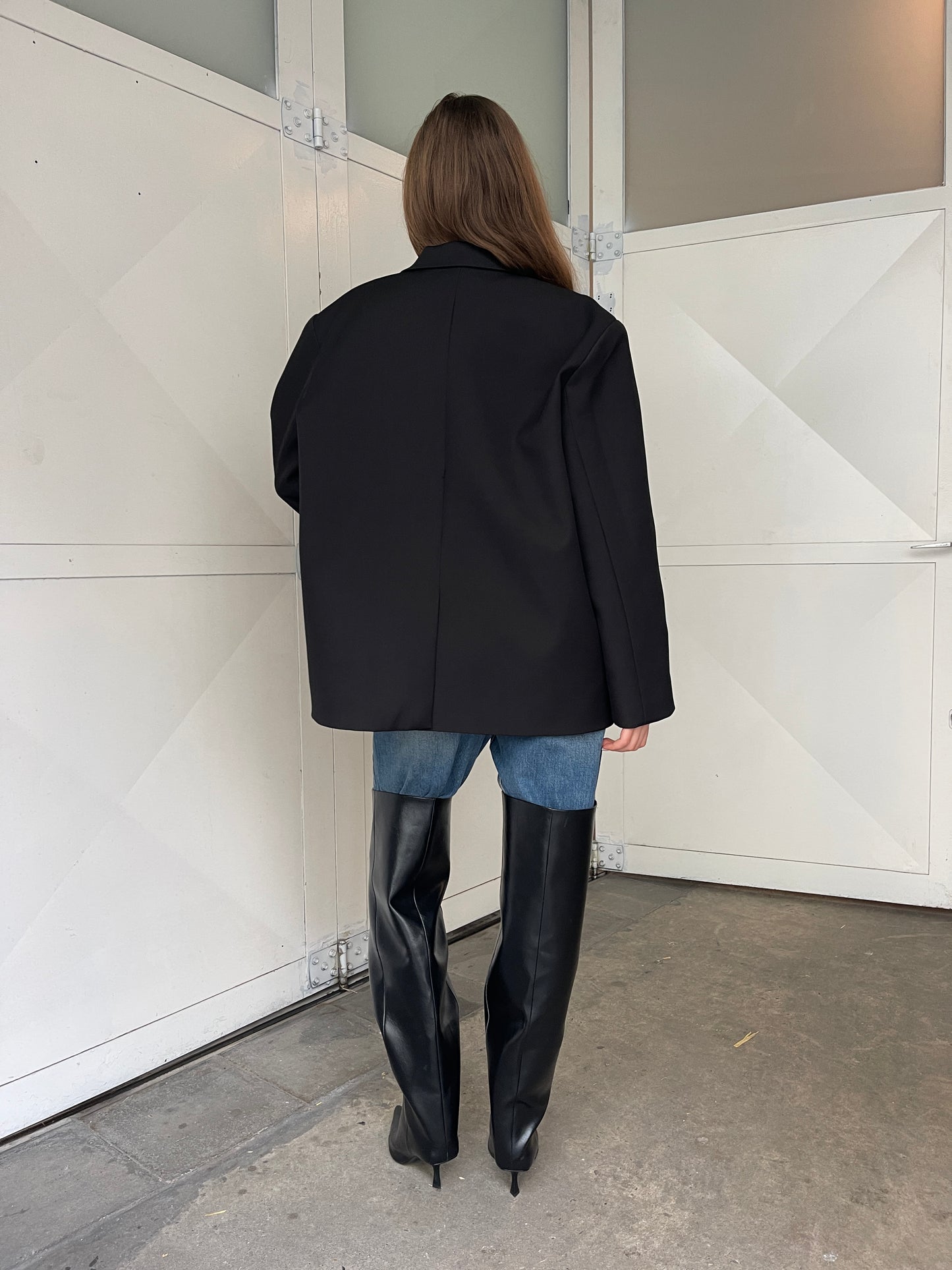 Oversized Classic Blazer Black