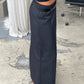Belted Maxi Skirt Black