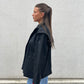 Shoulder Detail PU Jacket Black