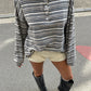Collared Knitted Polo Clay