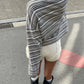 Collared Knitted Polo Clay