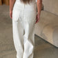 PRE-ORDER Criss Cross Jeans Off White