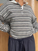 Collared Knitted Polo Clay