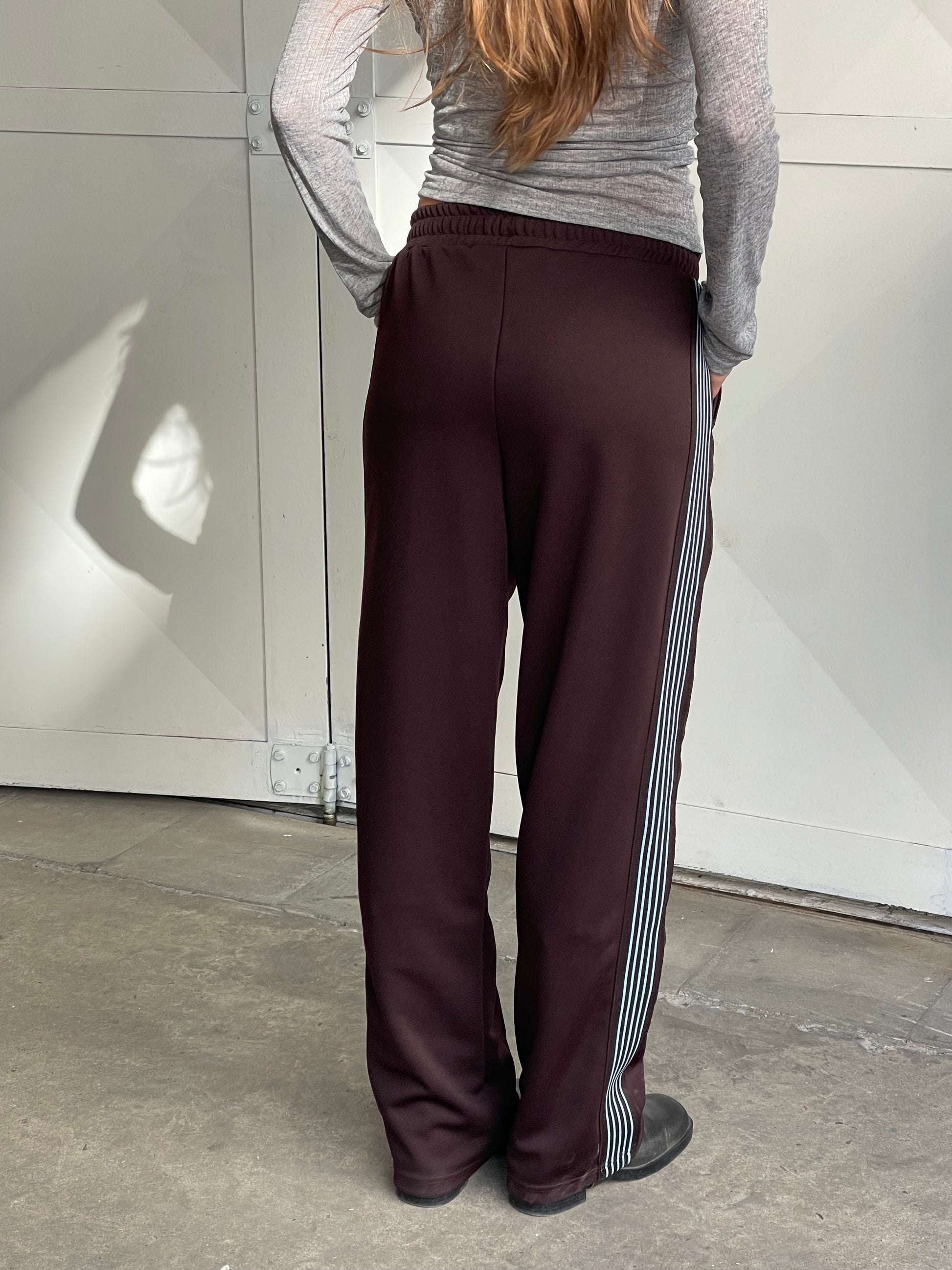 Multi Striped Jogger Pants Dark Brown – The Room Antwerp