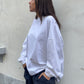 Open Back Overlay Longsleeve White