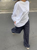 Open Back Overlay Longsleeve White