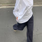 Open Back Overlay Longsleeve White