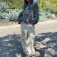 Oversized Los Angeles Sweatshirt Grey