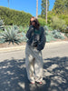 Baggy Fold Over Cargo Pants Sand