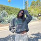 Oversized Los Angeles Sweatshirt Grey