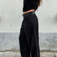 Baggy Wide Leg Pants Black