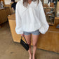 Mesh Zipped Sports Jacket White