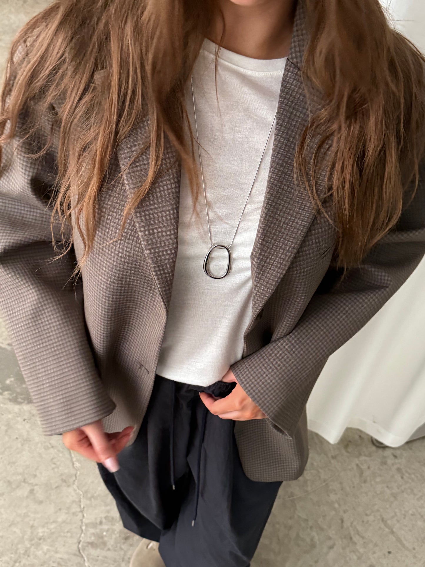 Minimal Silver Pendant Necklace