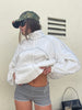 Mesh Zipped Sports Jacket White