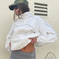 Mesh Zipped Sports Jacket White