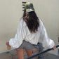 Fold Over Fitted Shorts Grey