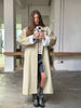 Contrast Lined Long Trenchcoat Camel