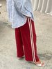 Two Striped Boxer Pants Red