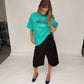 Front Pleated Jogger Shorts Black