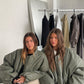 Oversized Bomber Oil Khaki