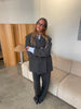 Oversized Multi Button Blazer Charcoal