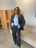 Oversized Multi Button Blazer Charcoal