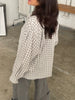 Loose Checked Pocket Shirt Sage Green