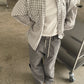 Loose Checked Pocket Shirt Sage Green