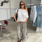 Barrel Jeans Khaki Grey