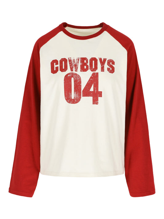 Cowboy Baseball Tee