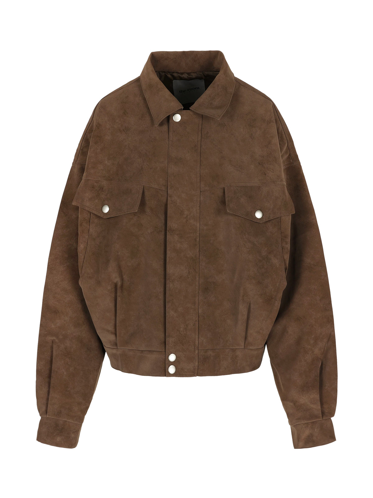 Suede Style Front Pocket Jacket