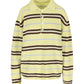 Knitted Striped Polo Longsleeve Yellow