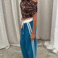 Two Striped Boxer Pants Blue