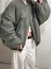 Oversized Bomber Oil Khaki