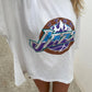 Oversized Jazz Graphic Tee White