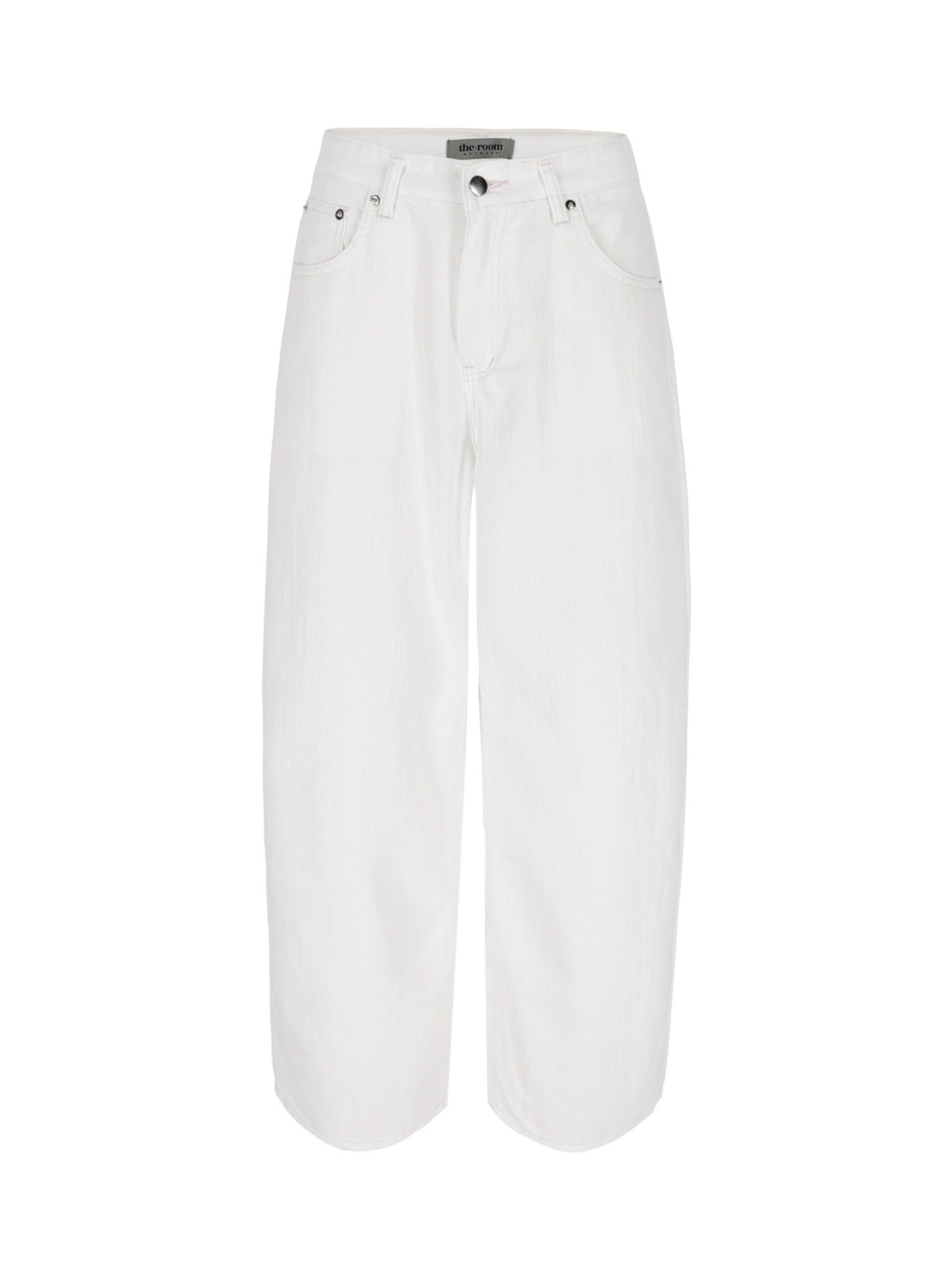 Baggy Wide Leg Pants White – The Room Antwerp