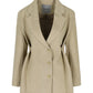Cinched Waist Blazer Sand