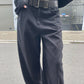 Baggy Wide Leg Pants Black