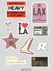 Travel To LA Sticker Sheet