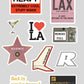 Travel To LA Sticker Sheet