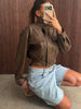 Long Bermuda Shorts Light Blue