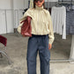 Drawstring Funnel Neck Jacket Soft Sand