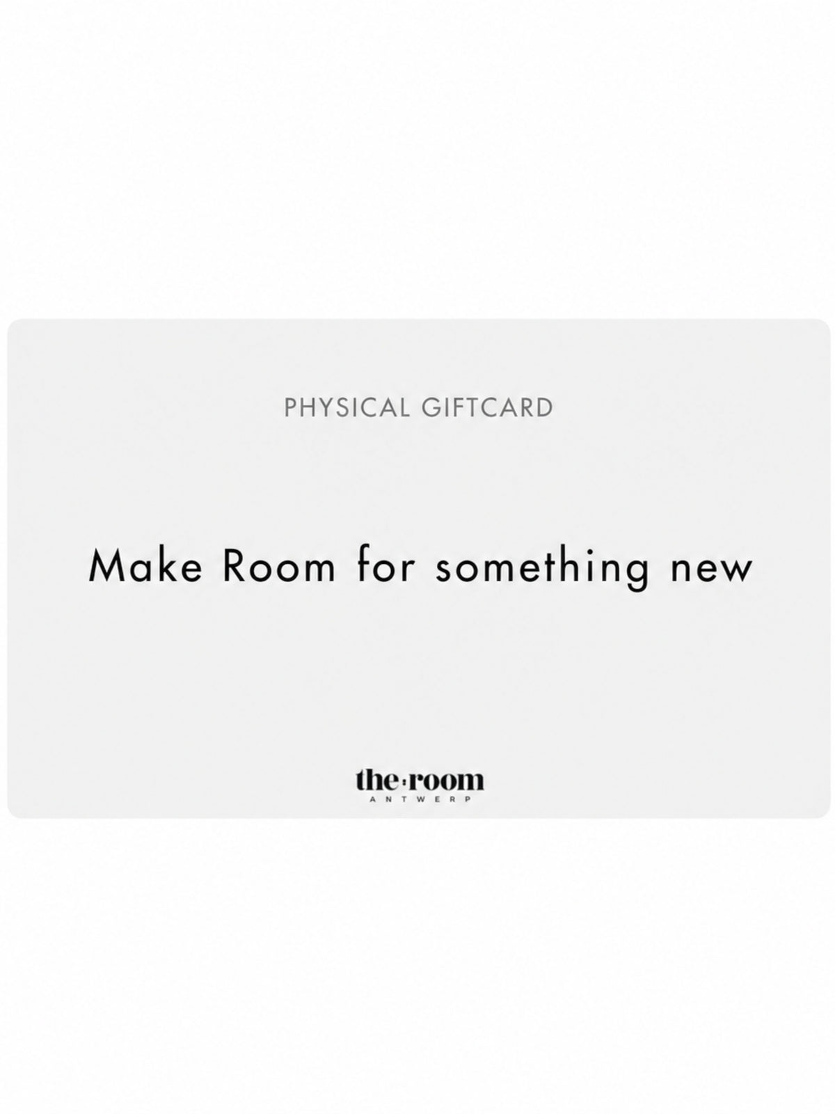 Physische Geschenkkarte The Room