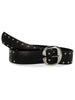 Wide Studded Belt Black
