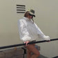 Mesh Zipped Sports Jacket White