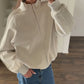 Oversized Pleated Sleeves Jacket Ivory