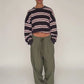 Loose Fit Drawstring Pants Khaki