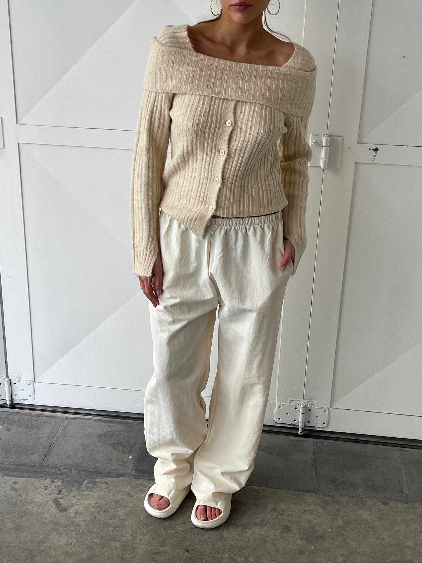 Parachute Relaxed Pants Ivory